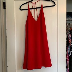 Beautiful red mini dress!